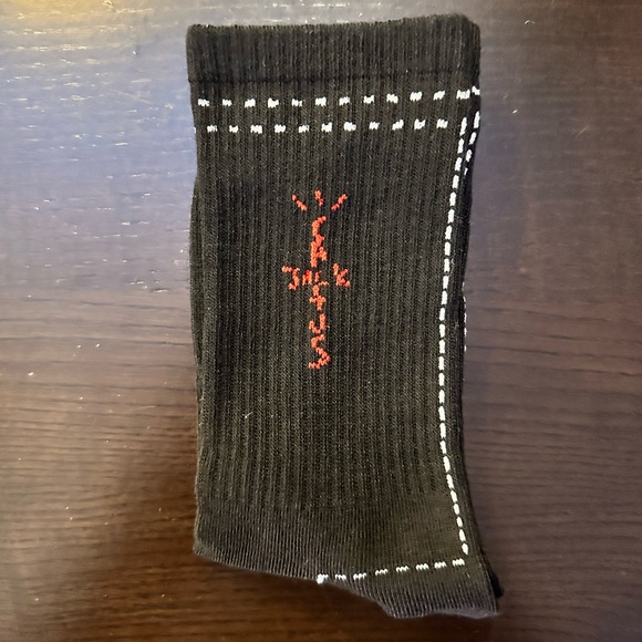 🌵🌵 CACTUS JACK Travis Scott Socks • Black • Size Large • Brand New - Picture 2 of 4